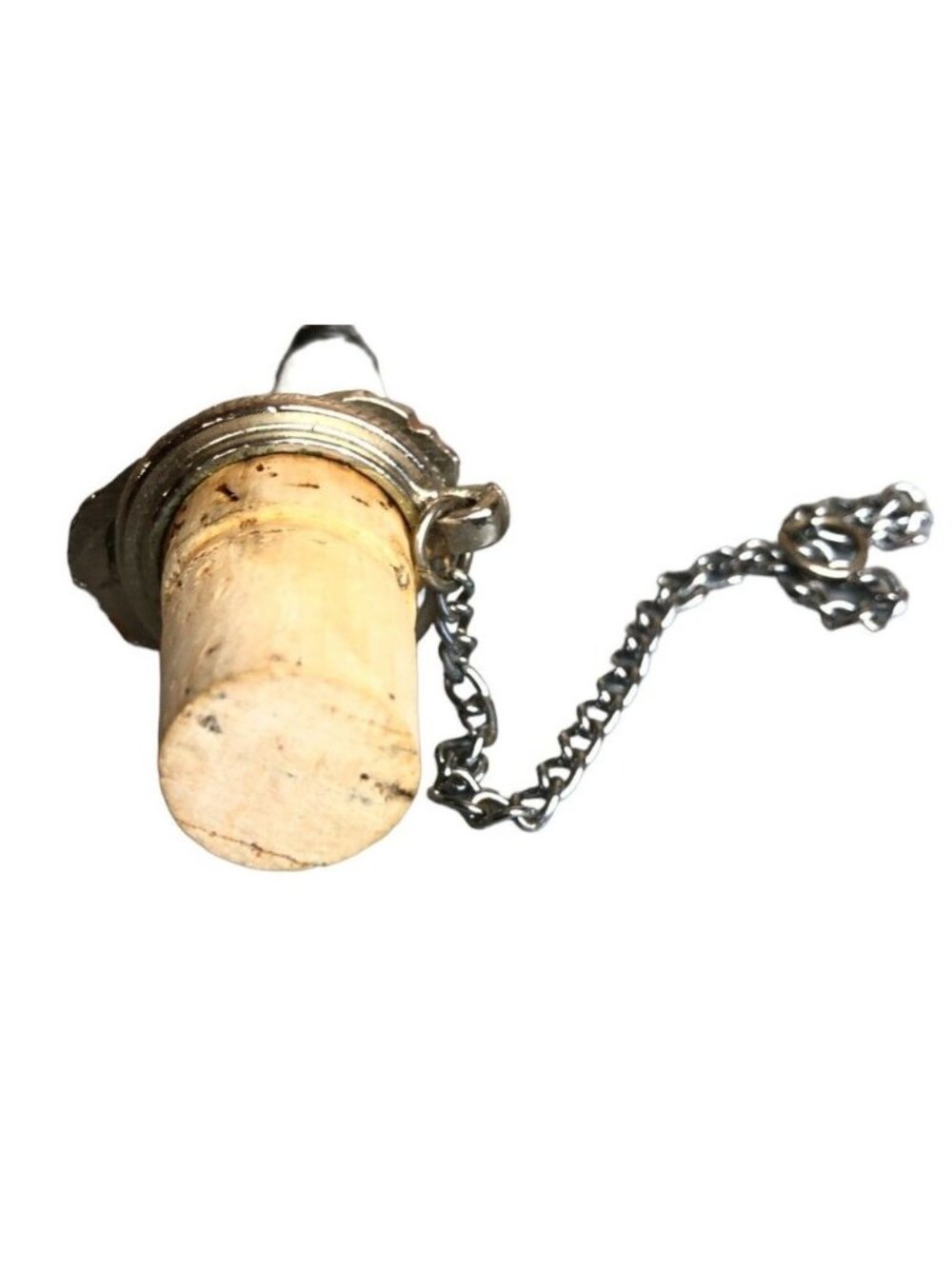 WTU Lighthouse Bottle Stopper Wine Liquor with Chain 3.75" Vintage Nautical Deco - Picture 9 of 10